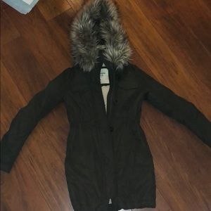 Abercrombie and Fitch Sherpa Parka Coat XXS